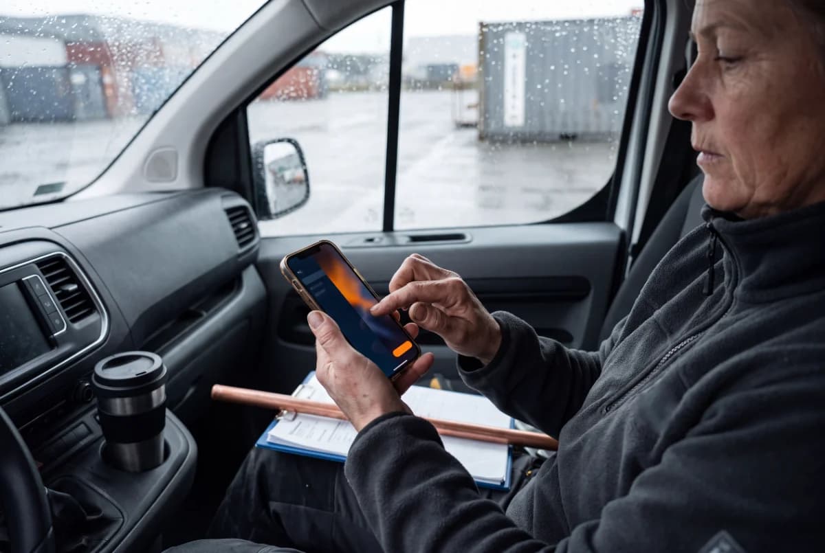 Eier i admin-panelet på mobil